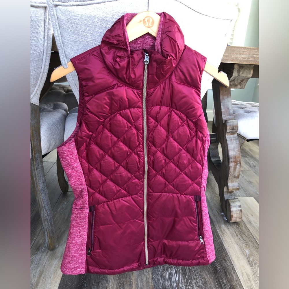 Lululemon Down for a Run Vest. Size 6. Like new.